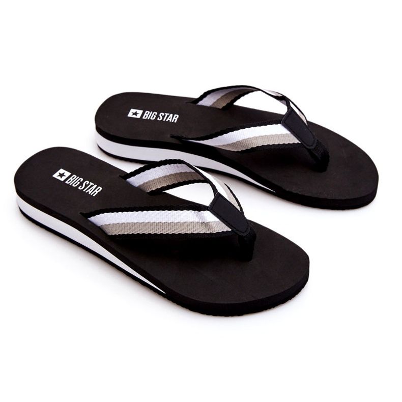 Chanclas con plataforma Big Star para mujer LL274781 Negro 4