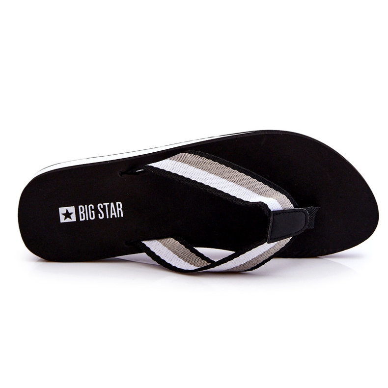 Chanclas con plataforma Big Star para mujer LL274781 Negro 5