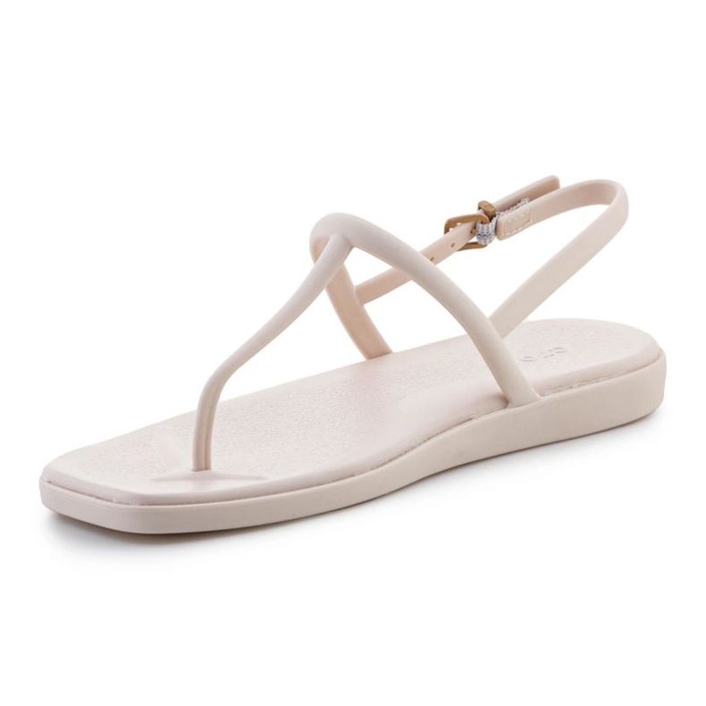 Sandalias Crocs japoneses para mujeres Miami Thong Flip 209793-0WW DEF beige 3