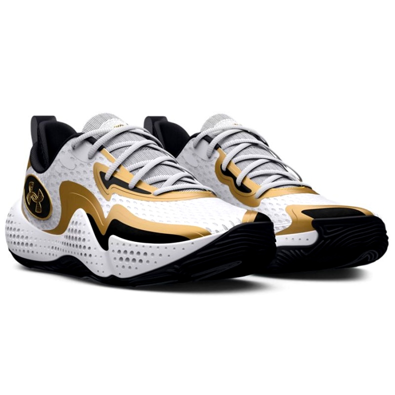 Under Armour Zapatos de baloncesto bajo Armour Spawn 5 3026285 101 blanco 4