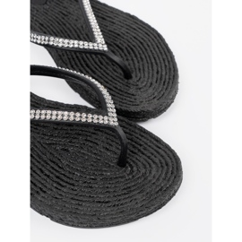 Seastar Flip Black -Flops con circones negro 5