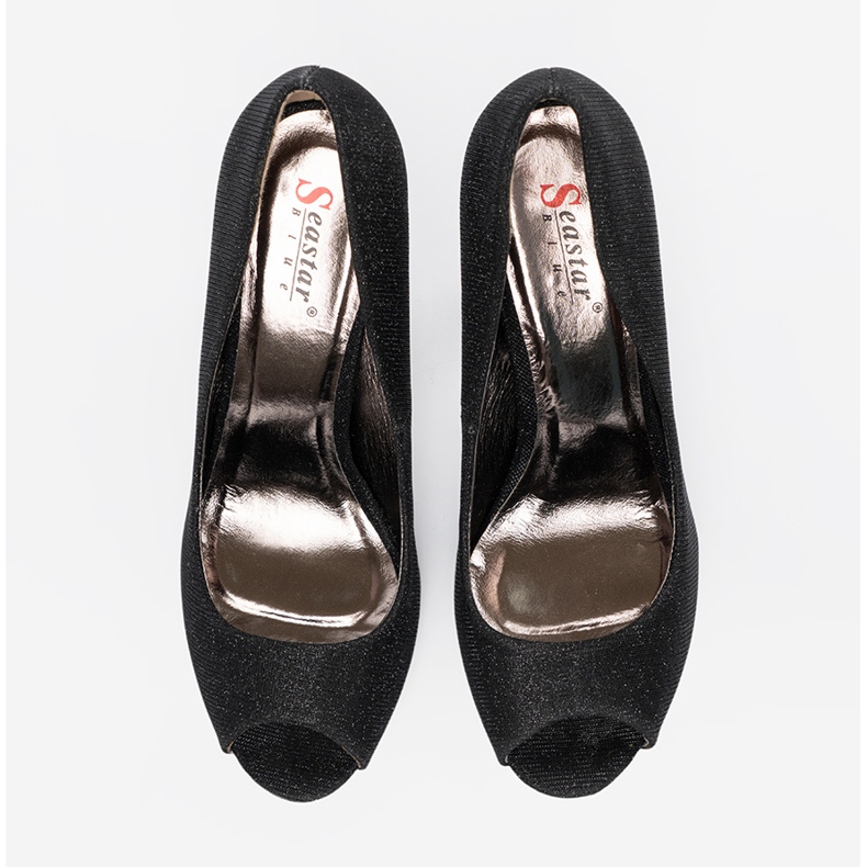 Seastar Bombas de brillo negro con dedos desnudos 2