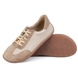 WASAK Wauk de cuero minimalista descalzo 0744W Cappuccino beige 2
