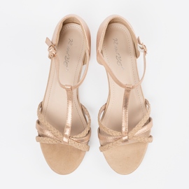 Shelvt Sandalias beige planas 5