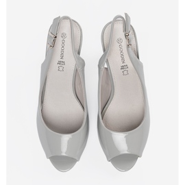 Goodin Tacones altos pintados en gris 5