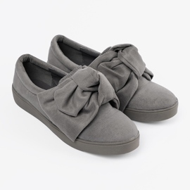 Seastar Slip de zapatillas grises con zapatillas con arco 1