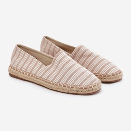 Apartrilles para hombres con trenza beige 1