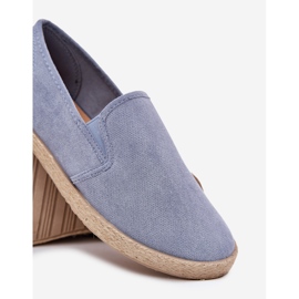 Zapatillas de zapatillas para hombres de alparto con blue de gamuza ecológica azul 4