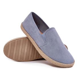Zapatillas de zapatillas para hombres de alparto con blue de gamuza ecológica azul 9