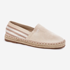 Beige para hombres de gamuza ecológica 5