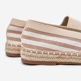 Beige para hombres de gamuza ecológica 3