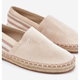 Beige para hombres de gamuza ecológica 4