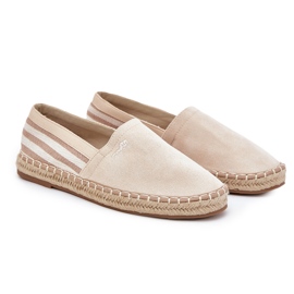 Beige para hombres de gamuza ecológica 6