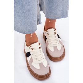 Zapatillas con Plataforma para Mujer, Beige 5