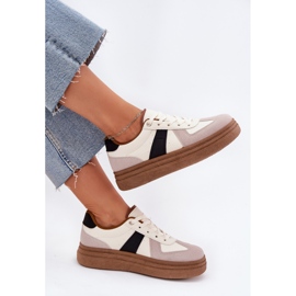 Zapatillas con Plataforma para Mujer, Beige 6