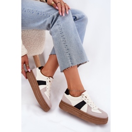 Zapatillas con Plataforma para Mujer, Beige 7