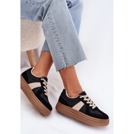 Zapatillas Mujer Plataforma Negro 6