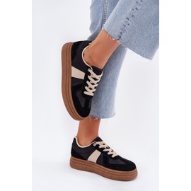 Zapatillas Mujer Plataforma Negro 3