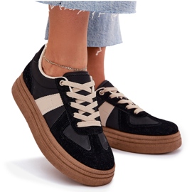 Zapatillas Mujer Plataforma Negro 9