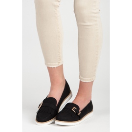 Vices Mocasines con hebilla decorativa negro 3