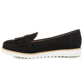 Vices Mocasines con hebilla decorativa negro 1