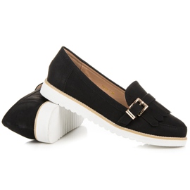 Vices Mocasines con hebilla decorativa negro 5