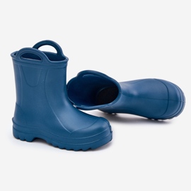 Galoshes de niños de Lemigo Doggy 735 azul marino 5