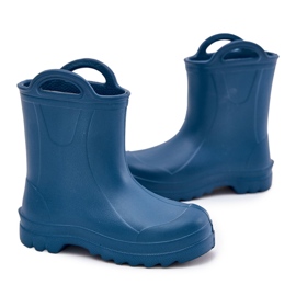 Galoshes de niños de Lemigo Doggy 735 azul marino 7