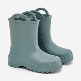 Galoshes de niños de Lemigo Doggy 735 Green verde 1