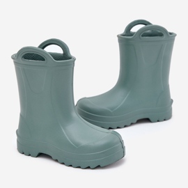 Galoshes de niños de Lemigo Doggy 735 Green verde 4