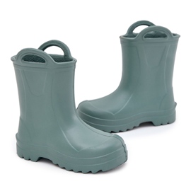 Galoshes de niños de Lemigo Doggy 735 Green verde 6