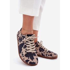 Zapatillas de ante femeninas en Zazoo N1120 Brown-Beige marrón 1 Zapatillas de ante femeninas en Zazoo N1120 Brown-Beige marrón 1