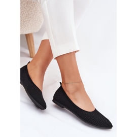 Material de malla de mujeres bailarinas negras negro 6