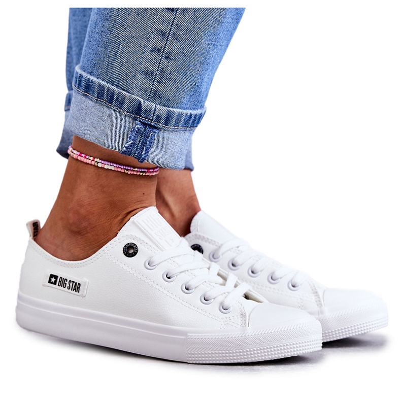 Sneakers Mujer Low Leather Big Star KK274010 Blanco 6