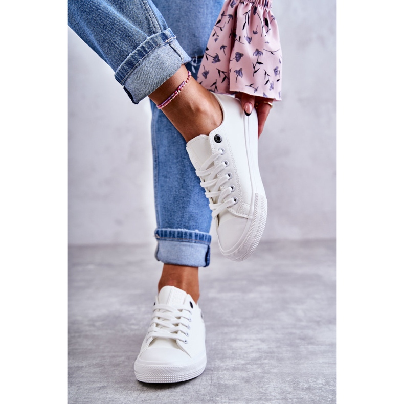 Sneakers Mujer Low Leather Big Star KK274010 Blanco 4 Sneakers Mujer Low Leather Big Star KK274010 Blanco 4
