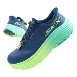 Zapatillas para correr skechers max amortiguación slip -ins 129473/nvlm azul 1