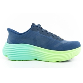 Zapatillas para correr skechers max amortiguación slip -ins 129473/nvlm azul 3