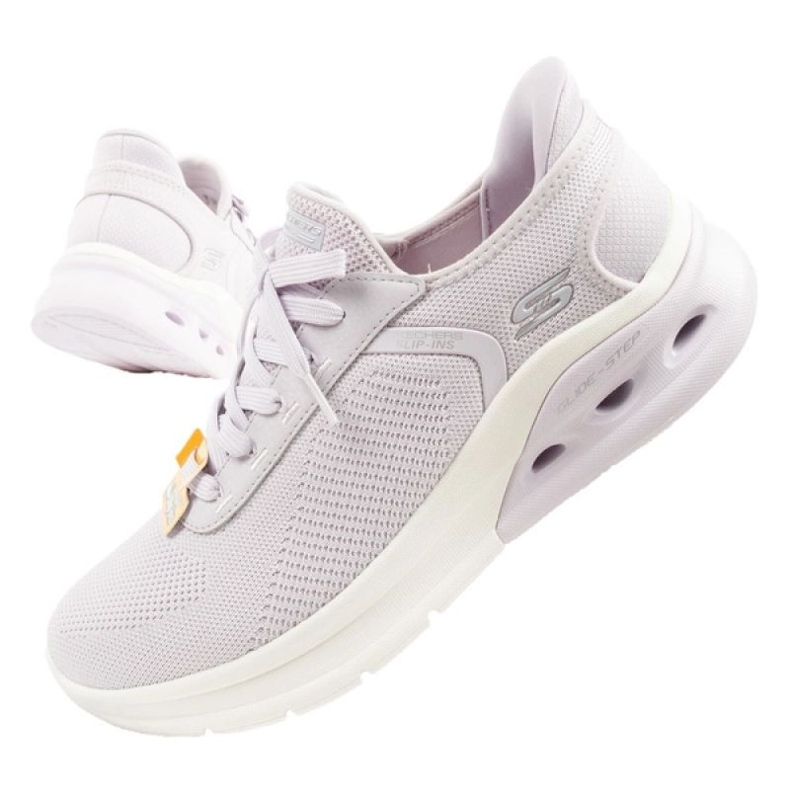 Skechers Bobs Arco ondas 2.0 ahora it slip-ins 117638/lil zapatos púrpura 1