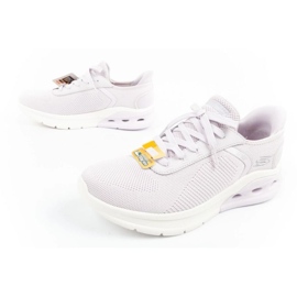 Skechers Bobs Arco ondas 2.0 ahora it slip-ins 117638/lil zapatos violeta 7