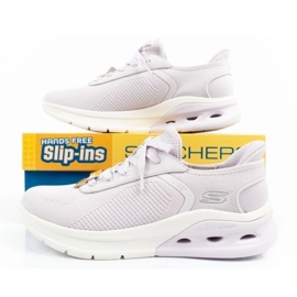 Skechers Bobs Arco ondas 2.0 ahora it slip-ins 117638/lil zapatos violeta 9