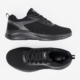 DK Zapatos deportivos para hombres livianos negros 4
