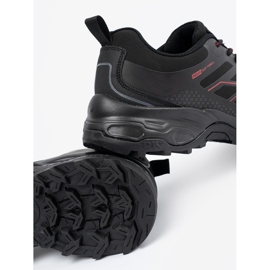 Zapatos deportivos con insertos rojos de DK negro 1 Zapatos deportivos con insertos rojos de DK negro 1