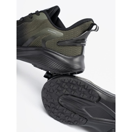 DK Zapatos deportivos para hombres negros y verdes 1