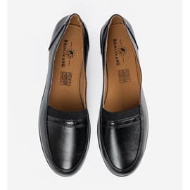 Shelvt Zapatos clásicos negros deslizados 4
