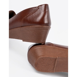 Zapatos de inserción clásica marrón 1