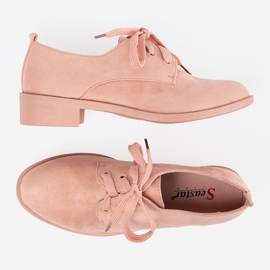 Seastar Zapatos atados de color rosa claro rosado 4