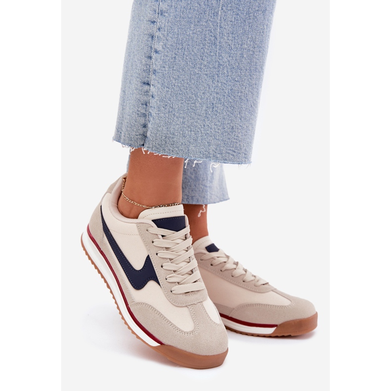 EVento Zapatillas deportivas beige para mujer 1 EVento Zapatillas deportivas beige para mujer 1