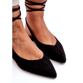 Ballerinas negras ecológicas de mujeres negro 4