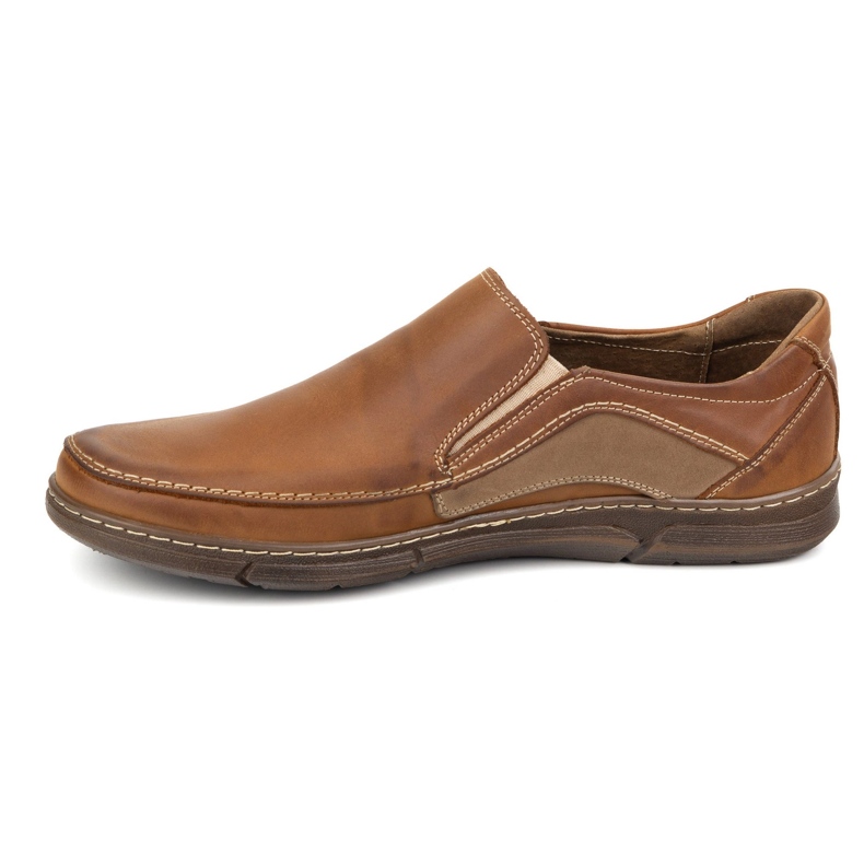 Olivier Slip-on 283gt Camel Brown Cuero Mocasins marrón marrón 1
