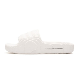 Flip Flip -Flip -Flops Adidas Adilette 22 Crystal White con una cómoda suela blanca perfilada (HQ4672) blanco 1
